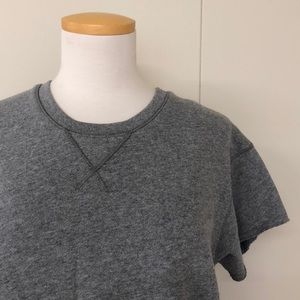 ATM short sleeve terrycloth sweatshirt